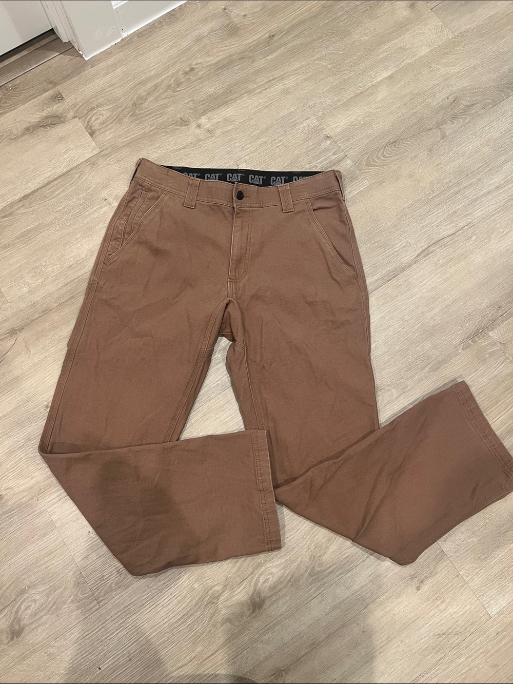 CAT Men's Brown Chino Pants